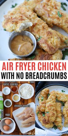 air fryer chicken with no breadcrumbs is an easy and delicious recipe