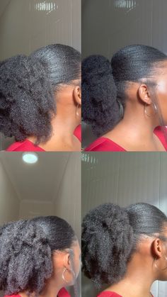 Fro Styles, Afrocentric Hairstyles, Healthy Black Hair, Natural Hair Ponytail, Natural Hair Puff, Afro Hair Care, Hair Goal, Hair Puff, Hair Tint