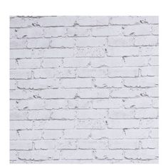 a white brick wall that has been painted