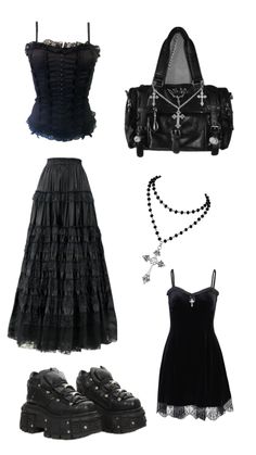 70s Goth Fashion, Alt Goth Outfits, Diy Goth Clothes, Estilo Punk, Really Cute Outfits