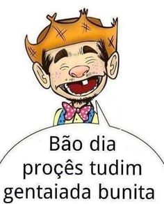 a cartoon character with a crown on his head and the words in spanish above it