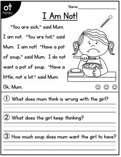 worksheet for first grade students to practice reading and writing the words i am not