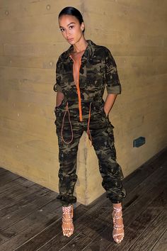 Bootcamp Jumpsuit - Camouflage Camo Jumpsuit Outfit, Camo Jacket Women, Camouflage Jumpsuit, Camo Jumpsuit, Work Jumpsuit, Jump Suits, Ski Jumpsuit