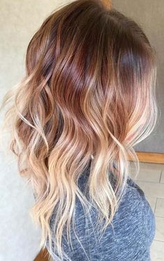 Auburn Ombre Hair, Grey Balayage, Auburn Balayage, Strawberry Blonde Hair Color, Ombre Hair Blonde, Hair Color Auburn, Caramel Highlights, Strawberry Blonde Hair