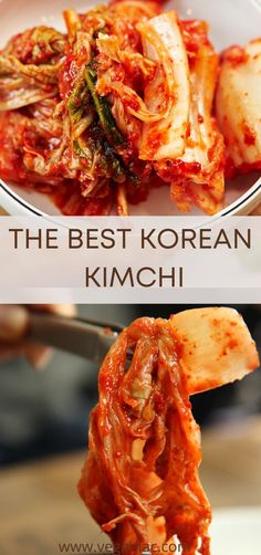 the best korean kimchi is in this bowl