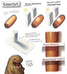 an artist's drawing of different shapes and sizes of toothbrushes