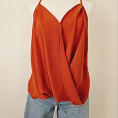 New Without Tags Shein Spaghetti Strap Orange Tank. Size Small.. Sits Longer In The Back. V Neck. 100% Polyester. Machine Wash. Tops Shein, Orange Top, Shein Tops, Spaghetti Strap, Spaghetti, Womens Tops, V Neck, Tank Tops, Orange