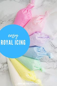 the easy royal icing recipe is ready to be made in less than 10 minutes