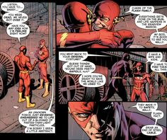 Flash Barry Allen reunited with Wally West Flash Show, Flash Family, Fastest Man