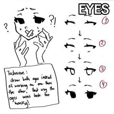 an eye chart with different types of eyes and how to use them for the correct look