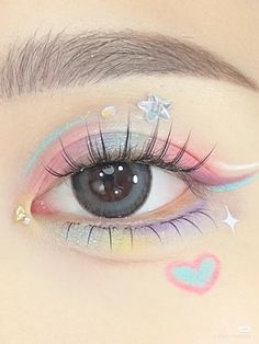 Makeup Layout, Concert Makeup, Anime Eye Makeup, Makeup Books, Anime Makeup, Makeup Tut