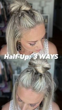 Short Hair Updo Easy, Short Hair Up, Easy Hair Updos, Penteado Cabelo Curto, Hair Videos Tutorials, Short Hair Updo, Short Hair Styles Easy