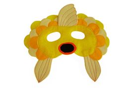 Fun Costume Accessories For Carnival, Fun Carnival Costume Accessories For Gift, Fun Carnival Costume Accessories As Gift, Fun Carnival Costume Accessories As A Gift, Fun Carnival Costume Accessories Gift, Playful Carnival Costume Accessories, Shark Mask, Felt Animal Masks, Fish Mask