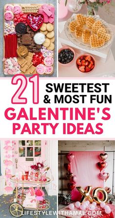 sweetest and most fun valentine's party ideas