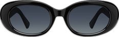 Elegant Black Round Frame Sunglasses, Trendy Oval Sunglasses With Gradient Lenses, Trendy Black Oval Sunglasses, Oval Black Sunglasses With Gradient Lenses, Black Oval Sunglasses With Gradient Lenses, Casual Oval Sunglasses With Gradient Lenses, Chic Oval Sunglasses With Uv Protection, Chic Oval Sunglasses With Polarized Lenses, Chic Oval Sunglasses With Mirrored Lenses