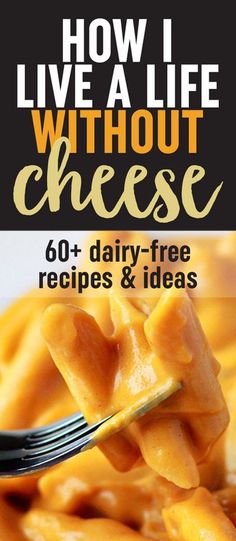 how i live a life without cheese 60 dairy - free recipes and ideas