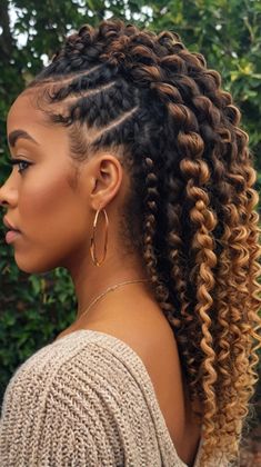 braids hairstyles updo black women Braid To Twist Hairstyle, Unique Braided Hairstyles Creative, Black Protective Hairstyles Braids, Cassie Hairstyles, Twist For Black Women, Black Women Braids Hairstyles, Women Braids Hairstyles