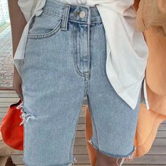 FREE SHIPPING ON ALL ORDERS OVER $50 | 100% SATISFACTION GUARANTEED Click "ADD TO CART" To Get Yours Now | Up To 60% OFF✨ Be ready for a day of shopping or a night out on the town with these Casual Shorts for Women. You can pair these high-waisted ripped button-up denim shorts from Arimonz with your favorite top or graphic tee. These denim shorts are made with premium fabric ultra-lightweight material to keep you cool through hot days. Features: 📌 The Fabric Is Very Comfortable 📌 Made With Den Casual Everyday Jean Shorts With Pockets, Casual Short-length Jeans For Day Out, Casual Short Length Jeans For Day Out, Casual Short Jeans For Day Out, Casual Day Out Jeans Shorts, Ripped Cutoff Bottoms For Everyday, Casual Everyday Jean Shorts, Casual Straight Leg Jean Shorts For Spring, Spring Everyday Denim Jean Shorts