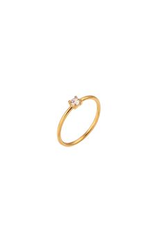 Elevate your style with our Vivienne Gold Dainty Diamond Ring. This simple and elegant ring is a must-have for everyday wear. With its waterproof and tarnish-resistant design, you can confidently wear it anytime, anywhere. MATERIALS: 18k Gold Plated, Stainless Steel, CZ SIZE: 5, 6, 7, 8, 9, 10 Water resistant, tarnish resistant, hypoallergenic, & nickel/lead free. Dainty Diamond Ring, Hand Chain, Elegant Ring, Bar Accessories, Chain Ring, Ring Bracelet, Earring Necklace, Anklets, Jewelry Shop