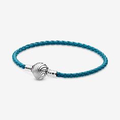 Pandora Leather Bracelet, Charms Pandora, Bracelet Pandora, Turquoise Leather, Braided Leather Bracelet, Pandora Bracelets, Sailboats, Pandora Bracelet, Braided Leather