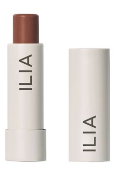 ILIA Balmy Tint Hydrating Lip Balm | Nordstrom Ilia Beauty, Best Lip Balm, Hydrating Lip Balm, Rosehip Seed Oil, Tinted Lip Balm, Number 6, Olive Fruit, Diy Kits Gift, Beauty Wellness