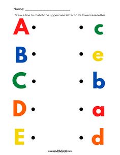 an alphabet worksheet with the letter d