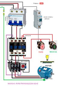 an electrical wiring diagram with three different types of switches and two separate circuites,