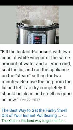 an app showing the instructions for how to make instant pot roast