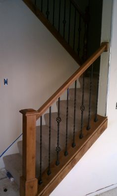 Utah carpentry and stair railing builder 1 Stair Rail, Finish Carpentry, Stair Railings, Mediterranean Homes, Salt Lake City Utah, Construction Company, Railing, Carpentry