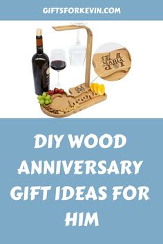 wooden anniversary gift ideas for him