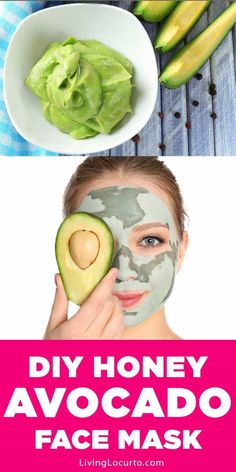 Nourish and brighten your skin with this easy DIY Honey Avocado Face Mask recipe. It leaves your face feeling soft and hydrated while diminishing pore size. Avocado Face Mask Diy, Honey Avocado, Avocado Face Mask Recipe, Diy Honey, Honey Face Mask, Turmeric Face Mask, Honey Diy, Honey Mask