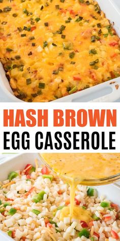 hash browns egg casserole is an easy and delicious side dish for breakfast or brunch