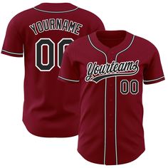 a baseball jersey with the name and number on it, that reads your name or team name