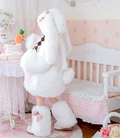 Hop into Easter or any special occasion with our adorable bunny suit, a plush bunny suit that stands out in any setting. This complete set includes a plush bunny costume with a fluffy jumper adorned with a cute bunny tail, cozy shorts, charming leg warmers, and a hat featuring long bunny ears. Designed with the softest materials, this outfit ensures you stay comfortable while looking irresistibly cute and rabbit-like all day long. Offering sizes for both kids and young adults, this plush costume Crochet Plushy Bunny, Bunny Tail Plug, Male Bunny Costume, Cute Bunny Outfits, Bunny Fursuit, Cute Bunny Costume, Big Squishies, Bunny Costume Kids, Hello Kitty Water Bottle