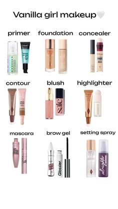 Comment if you have any more suggestions Makeup Routine Simple, Vanilla Girl Makeup, Haut Routine, Essence Makeup