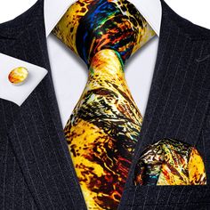 Men's 100% Silk 7 Colors Print Ties Set, a stylish accessory for weddings and business settings. Made from premium silk, this tie offers a luxurious touch and a sophisticated look. Elevate your style with our Barry.Wang Men's Silk Necktie, perfect for any formal occasion. Width: 3.4''(8.5cm) Ties Type: Neck Tie Set Style: Fashion Size: One Size Pattern: Print Lining Content: Wool Length: 59''(150cm ) *Note Delivery Time: Due to the current global crisis (COVID-19), shipping time may be delayed. Men Tie, Necktie Set, Party Business, Yellow Ties, Cufflink Set, Mens Neck Ties, Tie Set, Silk Necktie, Printed Ties