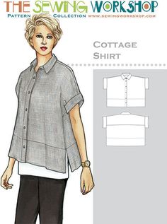 the sewing workshop cottage shirt pattern