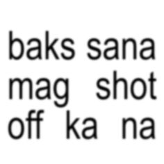 the text reads baks santa mag shot off ka na