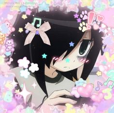 Req by @LAVALUXC :3 Enjoy!  Don't repost my icon! Tomoko Kuroki Icon, Cute Core, My Icon, Japanese Horror, I Icon