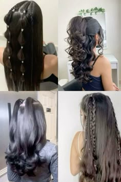 Hair Quinceanera, Κούρεμα Bob, Hairstyle Examples, Quinceanera Hairstyles, Quince Hairstyles, Fishtail Braid