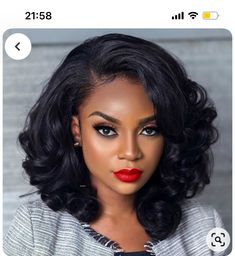 Makeup For Black Skin, Sassy Hair, Hair Affair, Hair Crush, Front Lace Wigs Human Hair, Makati, Bob Wigs, Hair Dos, Gorgeous Hair