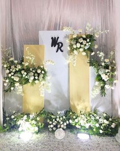 backdrop artificial 2,5m Dekor Akad, Haldi Shoot, Pelaminan Modern, Dekor Lamaran, Engagement Backdrop, Wedding Stage Design, Happy Party