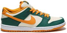 Nike Dunk SB Low Legion Pine Kumquat Dunks Black, Snake Shoes, Profile Silhouette, Nike Branding, Retro Basketball, Green Snake, Snake Pattern, Nike Sb Dunks Low, Nike Brand