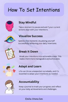 Setting daily intentions is a simple way to maintain focus on your goals and the person you want to be. Check out these tips on how to set your intention for the day! Digital Vision Board App, Set Intentions For The Day, Vision Board App, Intention For The Day, Intentions For The Day, Daily Intentions, Being Proactive, Overcoming Procrastination, Digital Vision Board