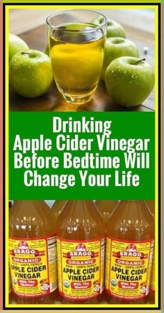 apple cider vinegar before bedtime will change your life - click to see the recipe