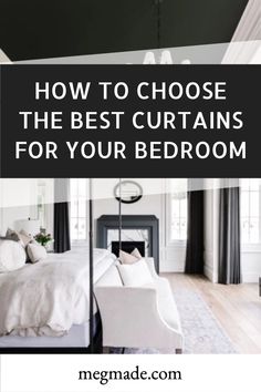 Blackout curtains Dark Bedroom Curtain Ideas, How To Choose Curtains, Choosing Curtain Color, How To Choose Curtain Color, Black Curtains Bedroom Ideas, Dark Curtains Bedroom, Blackout Curtains Bedroom Ideas, Bedroom Curtain Ideas Master, Black Out Curtains Bedroom Ideas