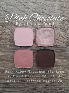 Pink Chocolate (version 2!) eyeshadow quad from LimeLife by Alcone! All colors in stock as of 9/2018! Create your own eyeshadow palette of professional eyeshadows. Available in custom 4, 6, or 18 well palettes at www.myndistephens.com. Professional eyeshadows have higher pigmentation, superior blendability, and longer wear times! Only pay for shadows you want and use! Limelife Eyeshadow, Drugstore Eyeshadow Palette, Alcone Makeup, Fall Eyeshadow Looks, Chocolate Eyeshadow, Pink Eyeshadow Palette, Maskcara Makeup, Pink Eyeshadow Look, Limelife By Alcone