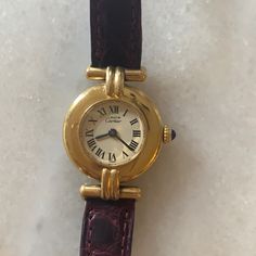 Absolutely Beautiful Watch In Great Condition 90s Cartier Watch, Cartier Vendome Watch, Cartier Colisee, Vintage Cartier Watch, Cartier Watches Women, Cartier Accessories, Tank Watch, Fendi Vintage, Watches Women