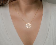 Monogram Initials Necklace, Family Name Necklace ♥ T H E ∙ P E R F E C T ∙ G I F T Monogram Necklace will be handmade with your desired custom name in this dainty font. You will love this dainty custom monogram necklace. This necklace can be a great gift for a girlfriend , family member or for yourself. ♥ D A I N T Y ∙ M O N O G R A M ∙ N E C K L A C E The most unique jewelry you can find, perfect gift for you and your loved one. * Material: High Quality Solid 925 Sterling Silver * Monogram Char Minimalist Initial Pendant Name Necklace For Anniversary, Initial Pendant Necklace For Anniversary Gift, Minimalist Initials Name Necklace For Anniversary, Pendant Initial Necklace For Anniversary Gift, Personalized Round Pendant Name Necklace As Gift For Her, Personalized Initial Pendant Name Necklace For Her, Minimalist Initials Name Necklace As Gift For Mom, Minimalist Monogram Initial Pendant Name Necklace, Engraved Initial Pendant Necklace For Mom