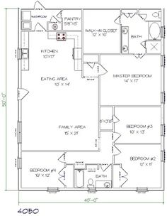 the floor plan for a two bedroom house with an attached bathroom and living room area